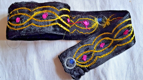 Ruban ancien velours de - velours,
