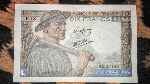 Billet francs mineur - billet,