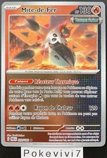 Carte Pokemon MITE-DE-FER 028/182 HOLO REVERSE EV4 PAR FR NEUF
