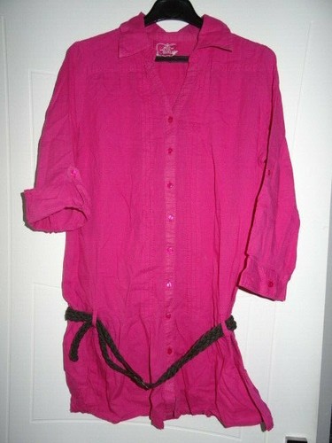 Chemisier tunique rose fuchsia - rose,
