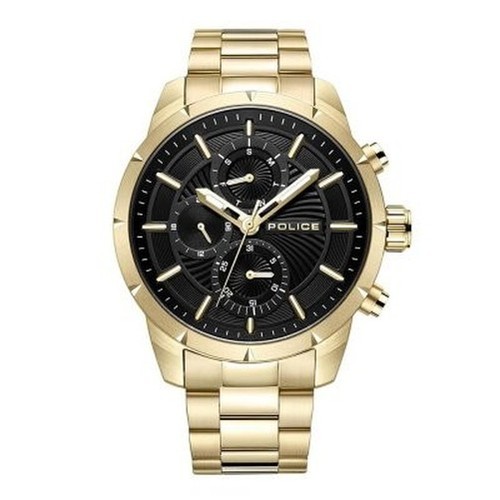Montre police dorée homme - montre,