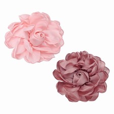 Broche fleur en tissu