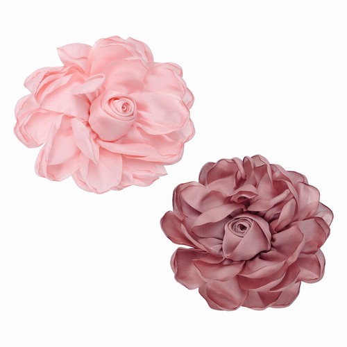 Broche fleur tissu - en,