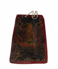 Thangka bouddhiste de Manjushri peint à la main sur o.s  de yak # 6621