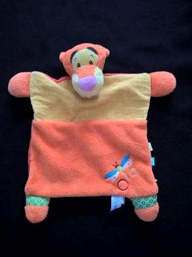 Doudou plat tigrou jaune - doudou,