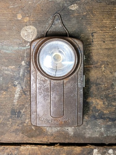 Ancienne lampe poche - ancienne, de