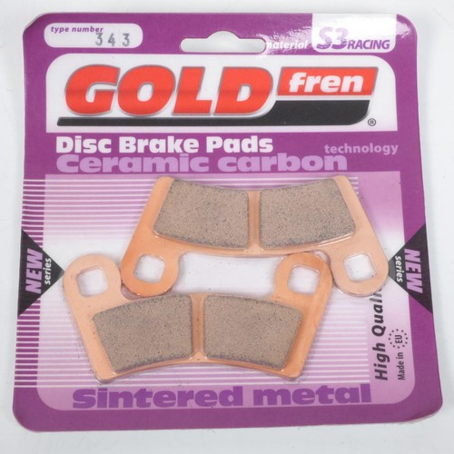 Plaquette frein gold - de,