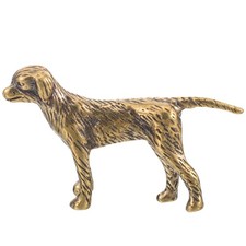  Bureau artisanat Vintage décor maison Table Figurine en laiton chien Statue