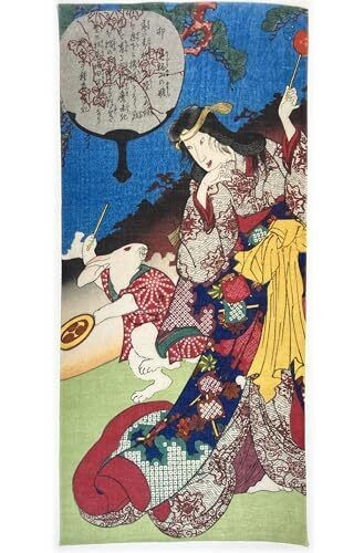 Ukiyo tenugui tissu - tenugui,
