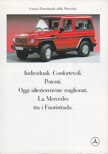 Catalogue brochure mercedes - brochure, g