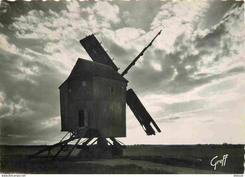 Carte postale moulin à vent - postale,