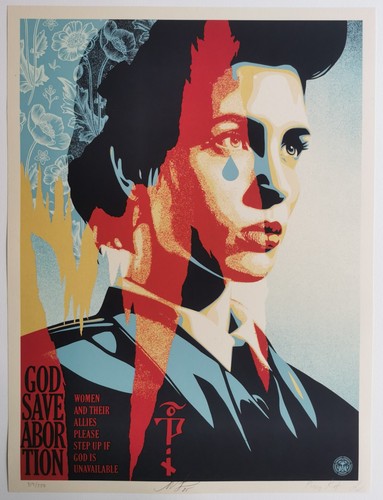 Shepard fairey god - fairey, "god