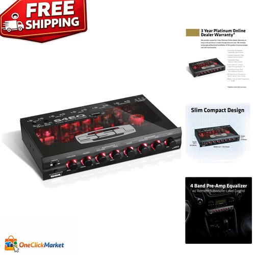 Precision band pre amp car - precision, 4-band