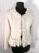 SUPERBE Veste beige paillettes