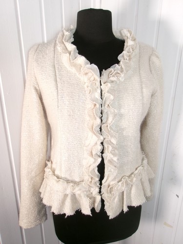 Superbe veste beige - beige, paillettes
