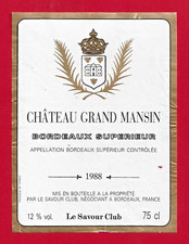 95 76 Etiquette BORDEAUX