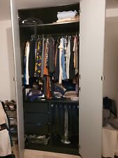 Armoire IKEA PAX 2 portes miroir marron foncé