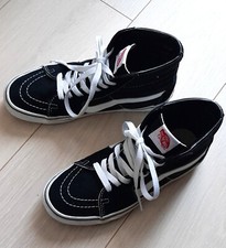 CHAUSSURES VANS Homme NOIRES - P 38,5 - TBE - UK 5,5 - VANS Men's BLACK SHOES