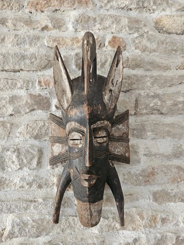 Masque zoomorphe kpelie - masque,