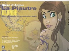 Etiquette bière TRICHET Cyril festival BD Angers 2014 Les Arcanes du Midi-Minuit