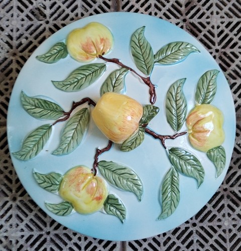 Ancien plat tarte barbotine - ancien,