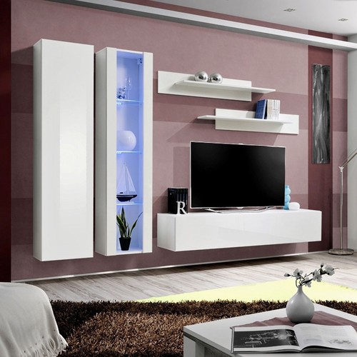 Ensemble meuble mural - tv, "fly