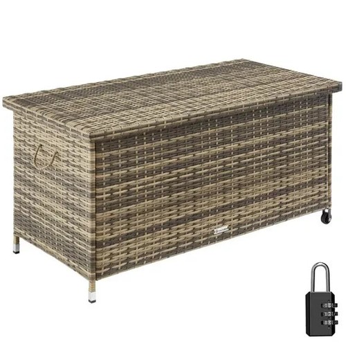 Coffre rangement marron - de,
