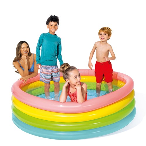 Piscine gonflable arc ciel - piscine,