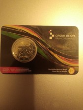 Coincard 2€ Euros Commémorative Belgique 2025 Spa Francorchamps Version NL