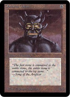 Magic mtg obsianus golem - -,