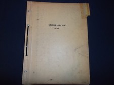 MANUEL DES PIÈCES DU