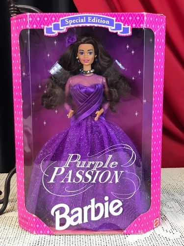Nib mattel barbie - mattel, purple