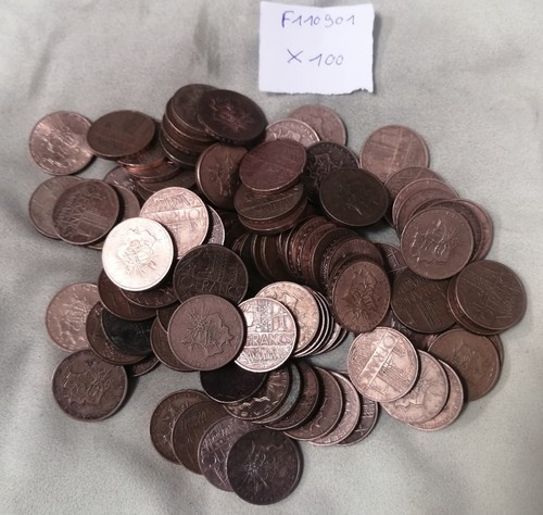 Lot monnaies françaises 100
