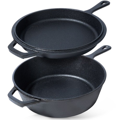 Casserole poêle fonte 26cm - fonte,