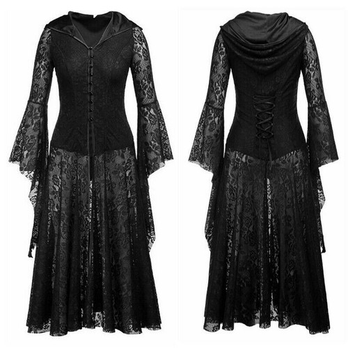 Robe gothique rétro steampunk - gothique,