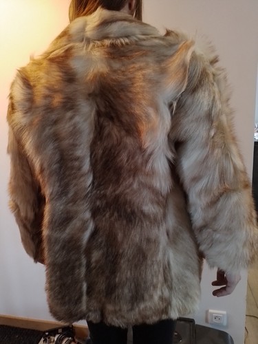 Manteau vintage fourrure - manteau,