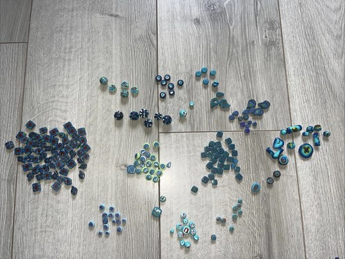 Lot perles pâte fimo tons - lot,