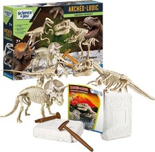 Clementoni - 52491 - Science et Jeu - Laboratoire - Archéo Ludic - Dinosaures