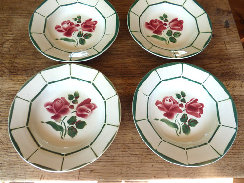 Ensemble assiettes digoin - de, 6