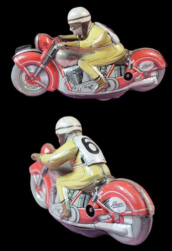 Schuco moto jouet ancien - ,