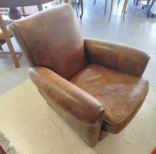 FAUTEUIL Club Cuir Marron