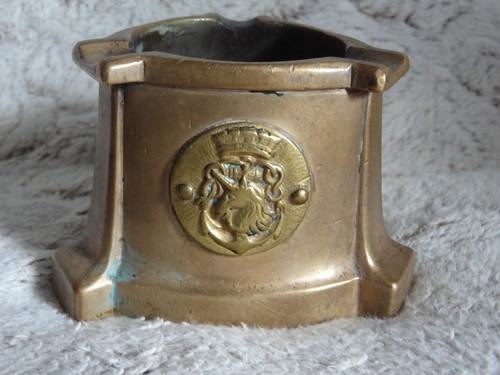 Ancien cendrier bronze - ancien,