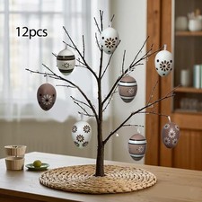 12 décorations d'œufs de
