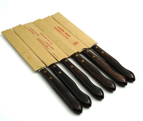 Vintage steak knives 1 - 5, &1