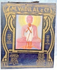 Invitation Publicitaire Vintage Kankotries Panneau En Carton Étiquette De Parfum