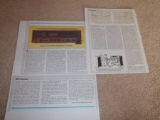 Sony TA-F555es Amplificateur Review, 1983,3 Pgs , Sony Es