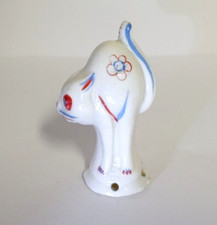 Ancienne Demie Figurine En Porcelaine Poignées De Boîte Époque Art Déco.