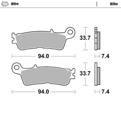 Plaquettes frein enduro - plaquettes,