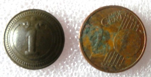 Bouton empire manque anneau - manque, 1