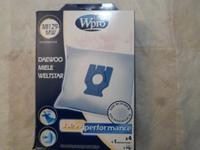  WPRO 481281718627 sac aspirateur miele / 4 sacs + 1 fm fermeture propreté